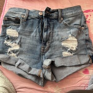 vintage aeropostale denim shorts